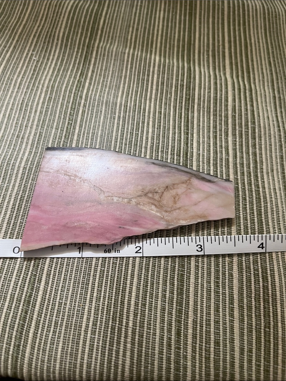 Pink Stone Slab Small Rhodonite? - Picture 3 of 3